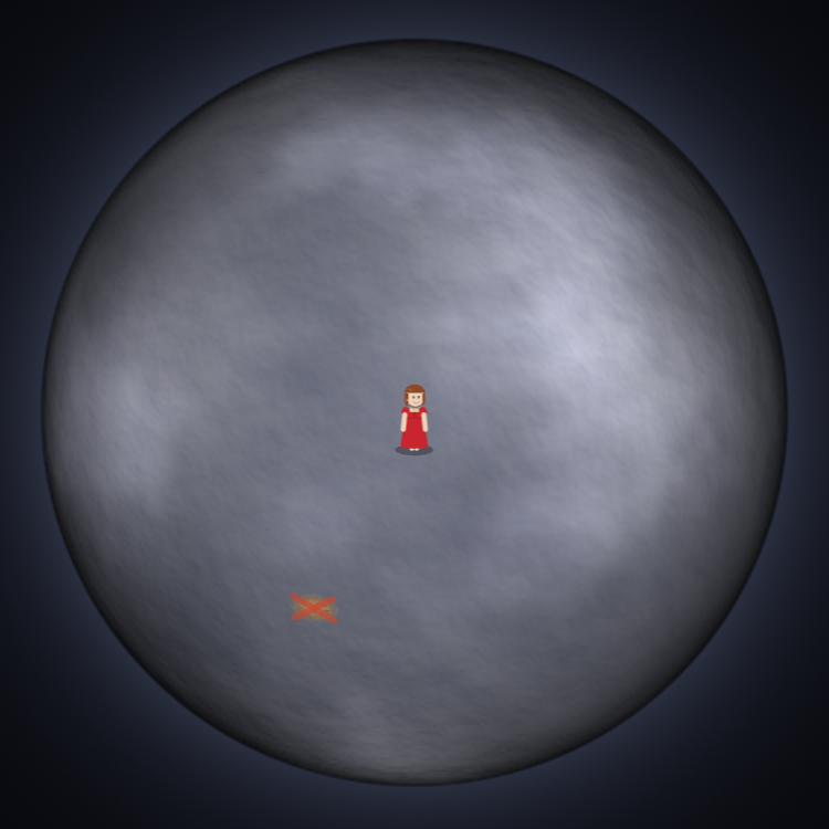 The game begins on a barren planet with the character and a memory marker
